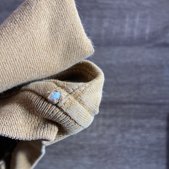 Carhartt Original Fit Pocket T-Shirt Men's Medium Tan Pre Owned - Picture 9 of 9